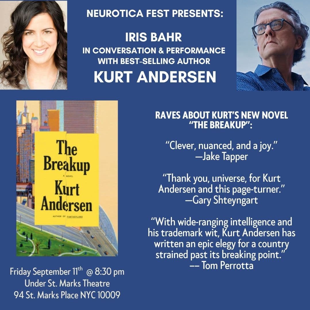 IRIS BAHR IN CONVERSATION WITH AUTHOR KURT ANDERSEN