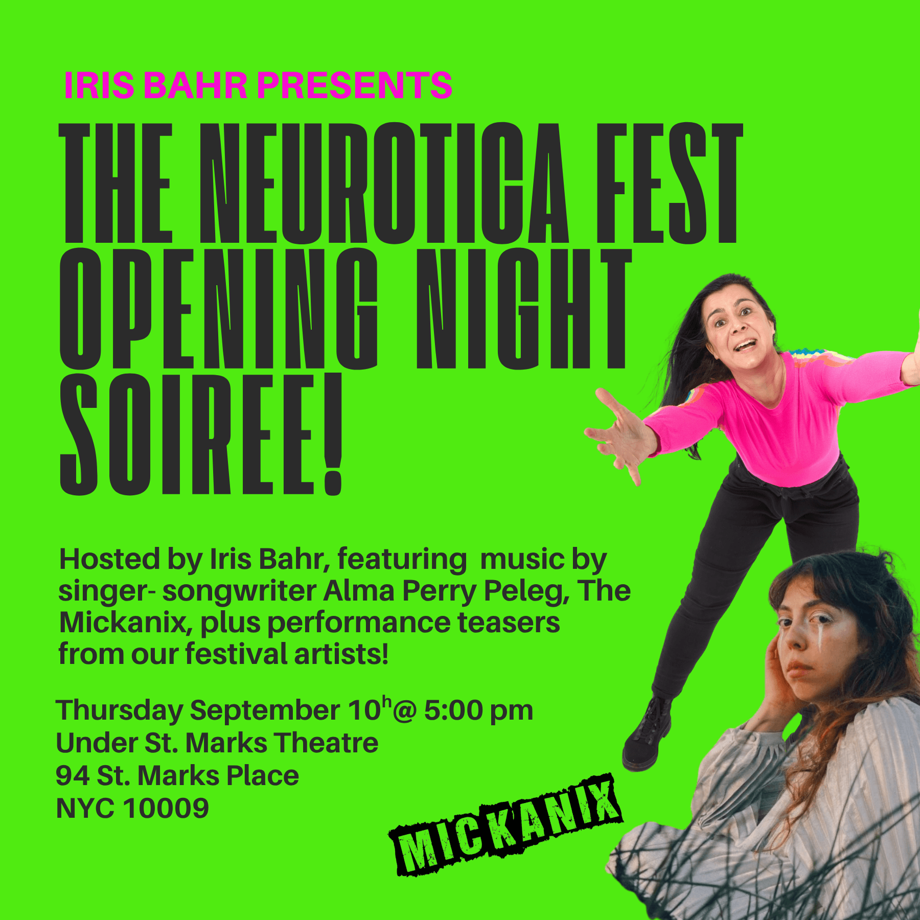 Neurotica Fest Opening Night Soiree