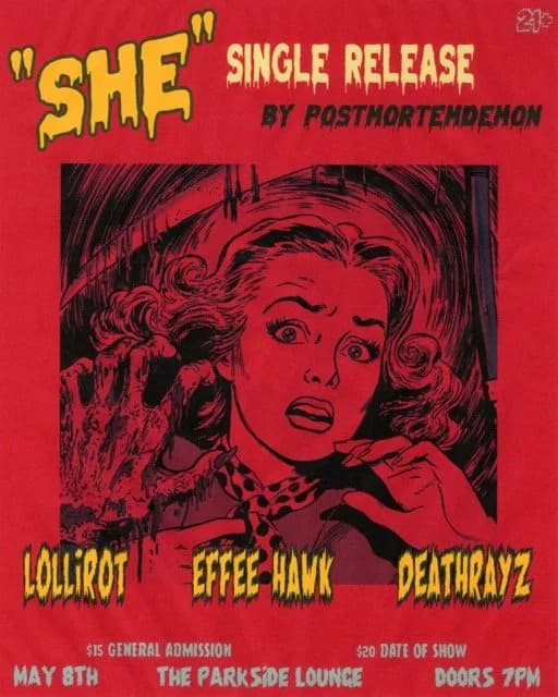 POSTMORTEMDEMON Single Release Show