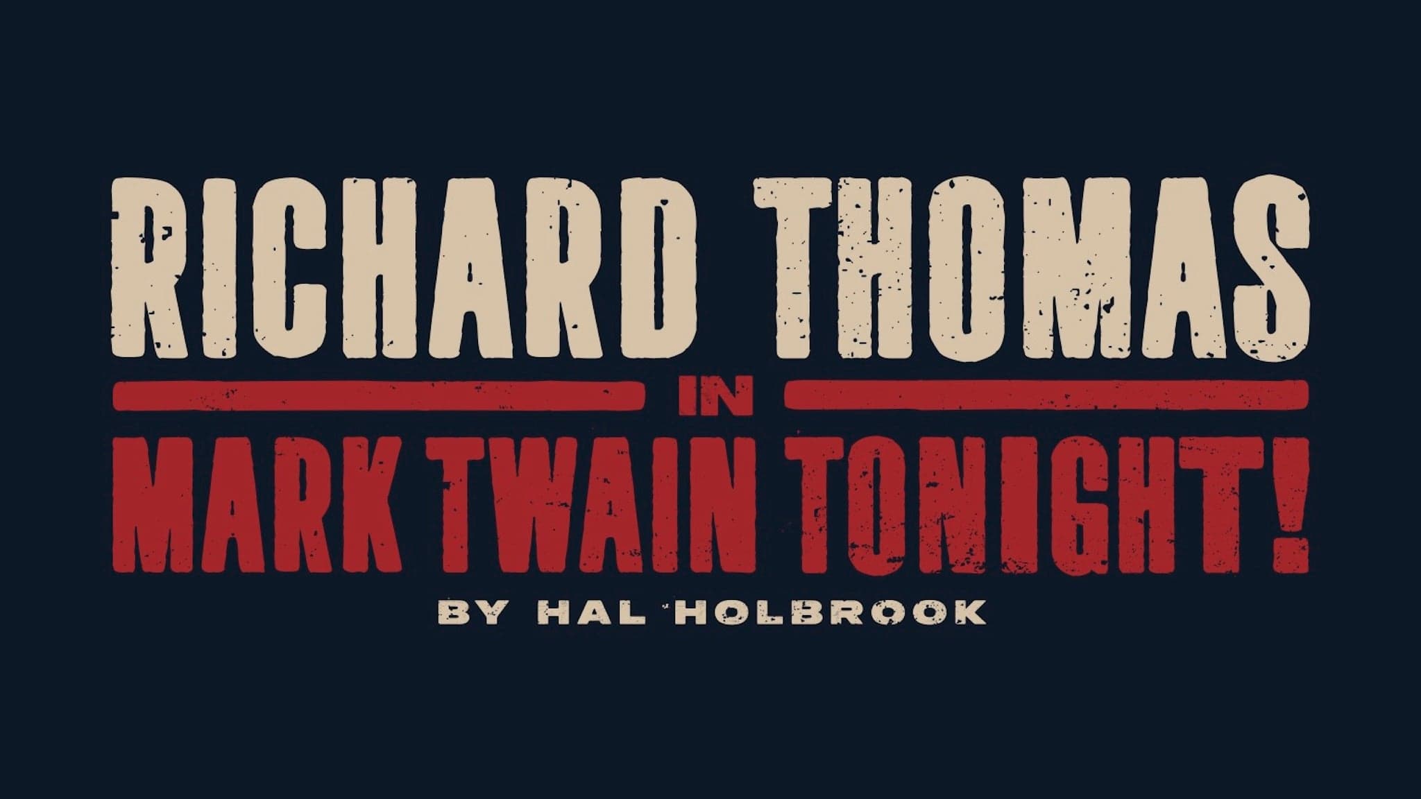 Mark Twain Tonight! A Special One-night Only Performance